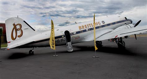 current location of breitling dc 3 plane|Breitling Celebrates the US Tour of Their DC.